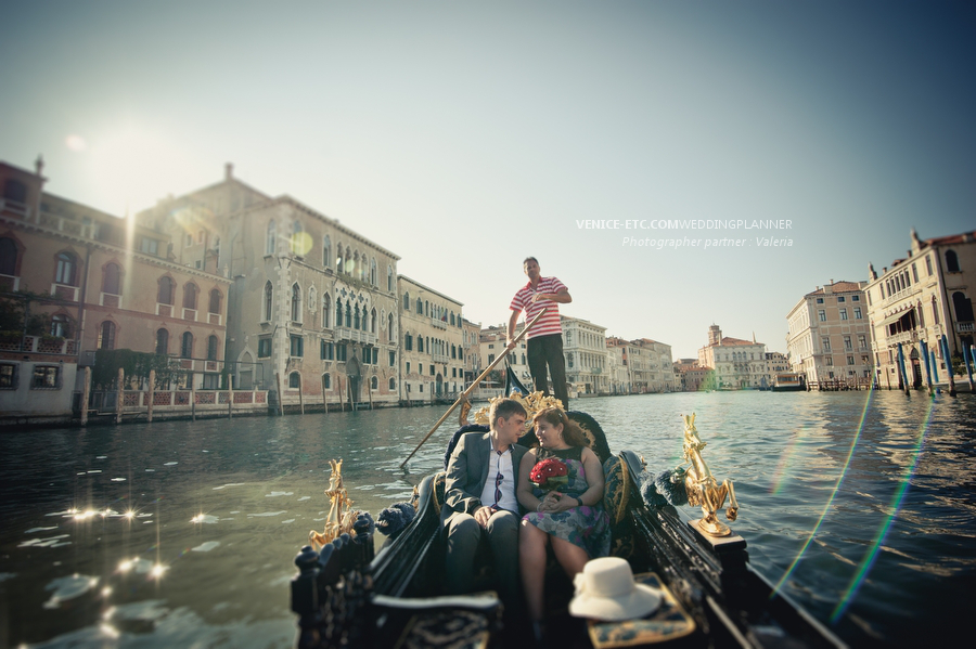 Séance photo à Venise