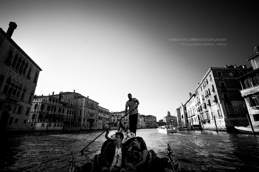 Séance photo à Venise