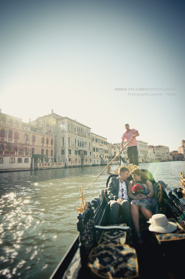 Séance photo à Venise