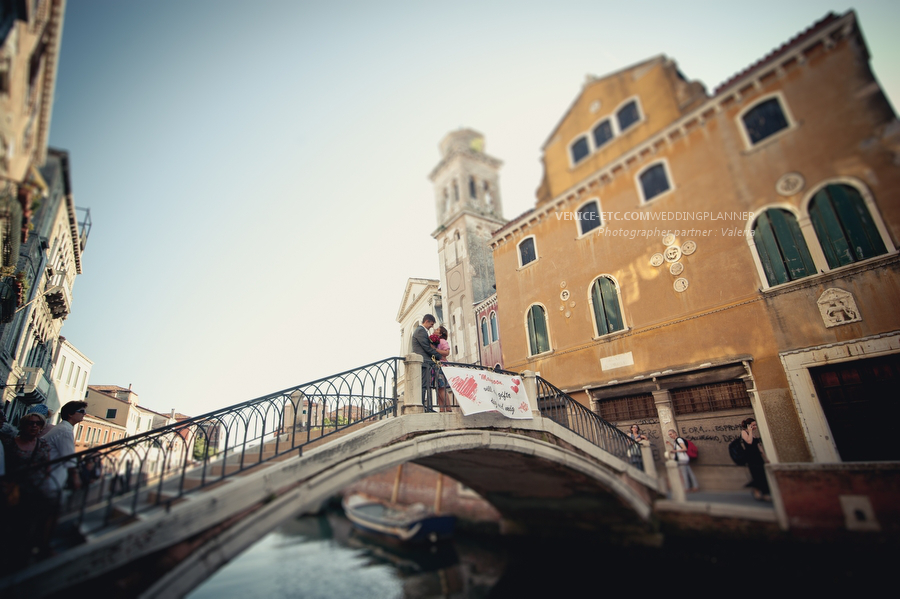 Séance photo à Venise