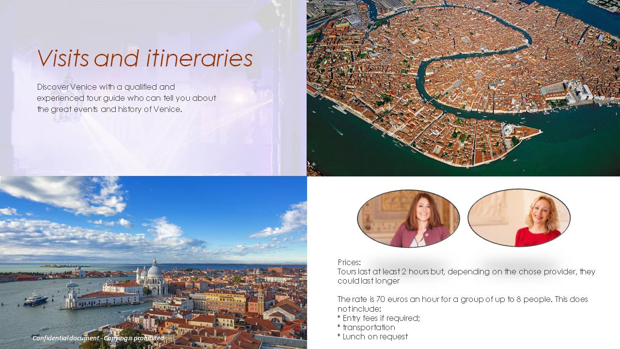 visits itineraries in venice