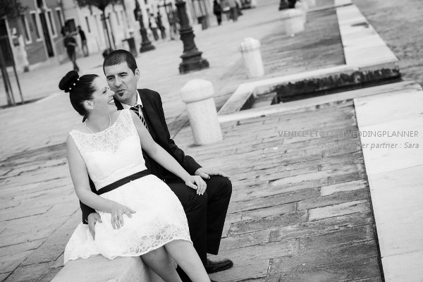 Civil wedding in venice of Alessandre and Jessica 12