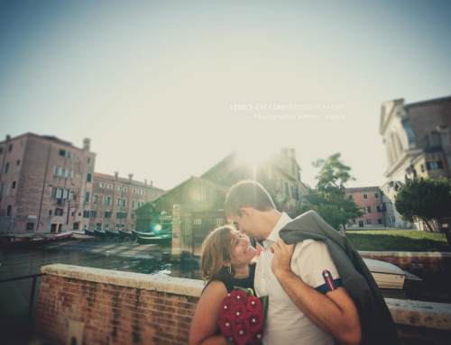 Marriage proposal in Venice